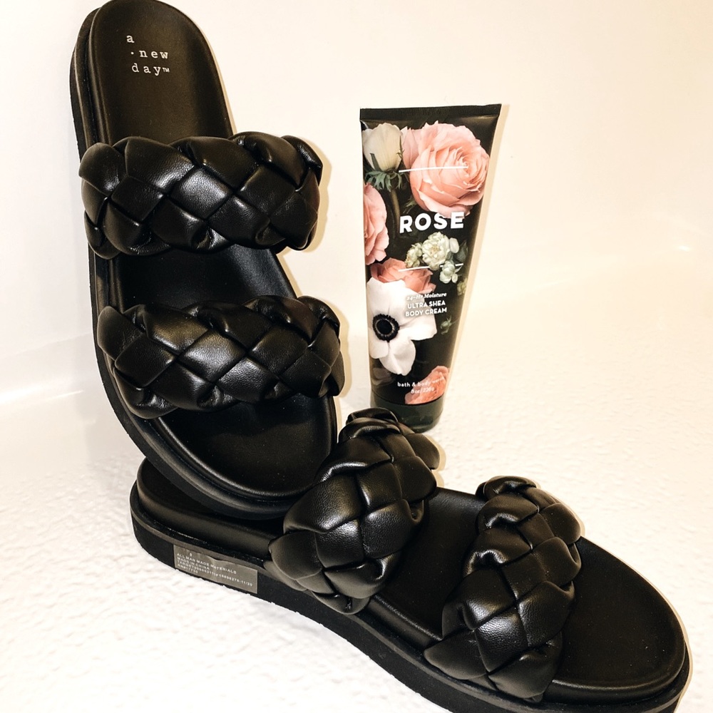 Women’s Sage Braided Footbed Sandals- A New Day